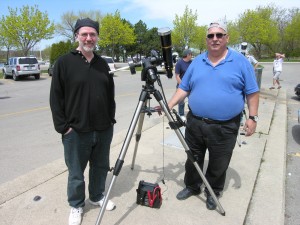 Jim and John ready for solar action!