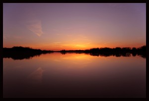 Sunset at Binbrook